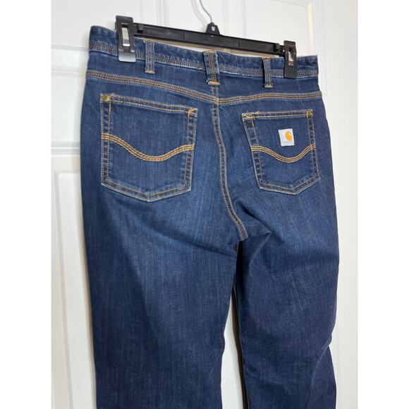 Carhartt Relaxed Fit Blue Jeans Straight Leg‎ Size 4 - Picture 3 of 8